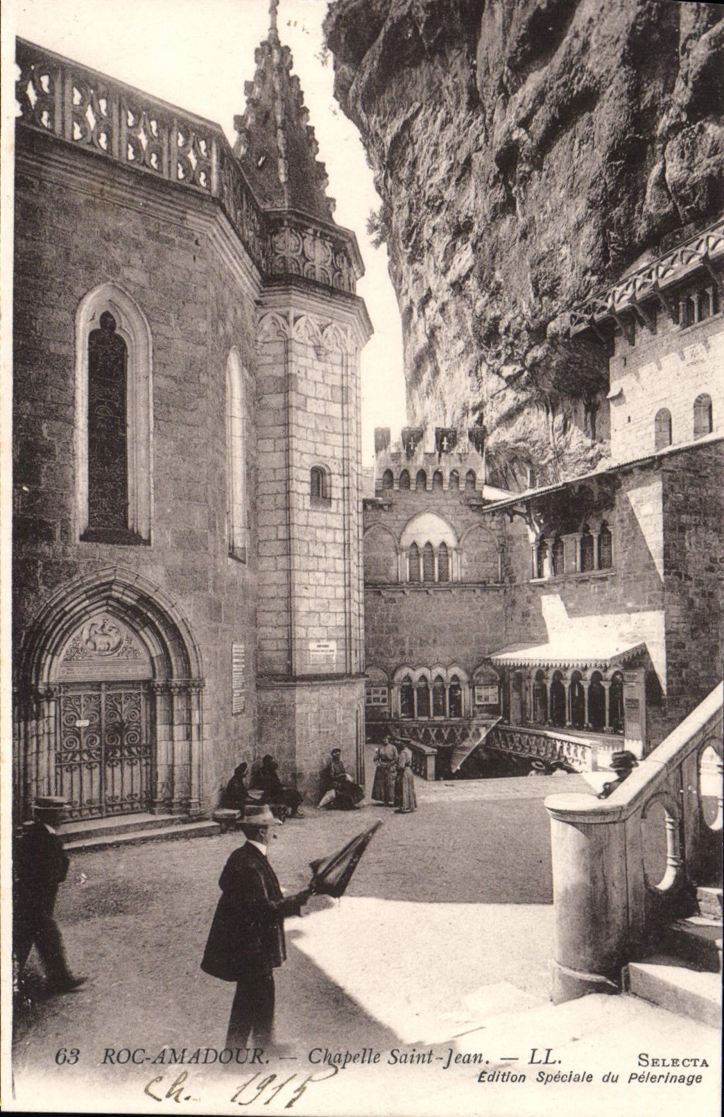 CPA Roc Amadour Chapelle Saint Jean 