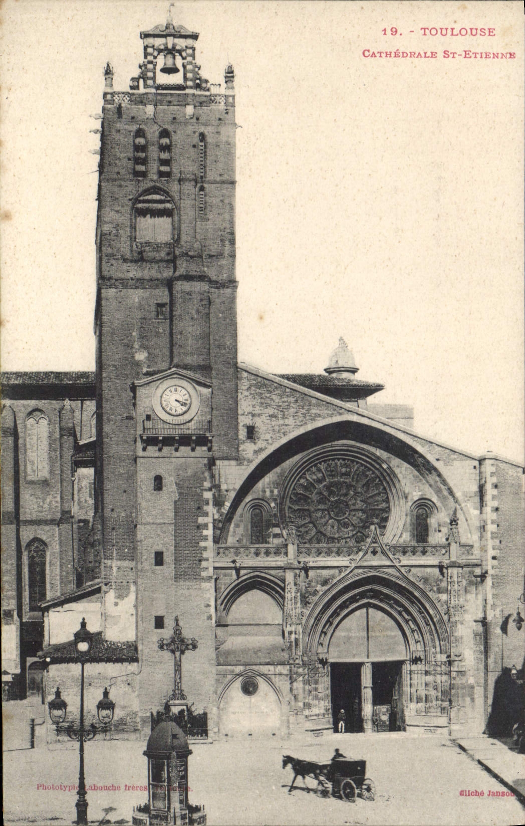 CPA Toulouse Cathedrale St Etienne 