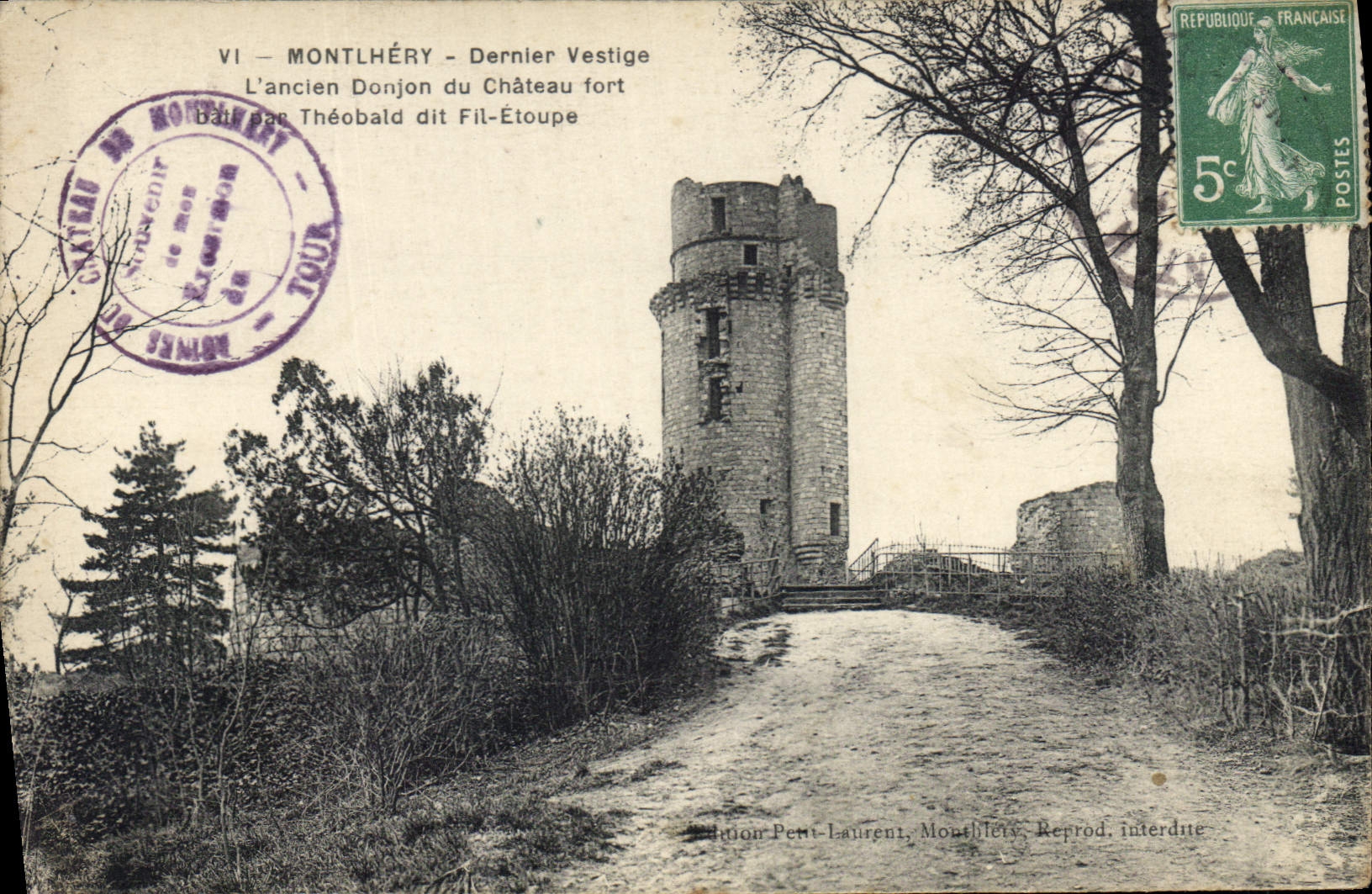 CPA Montlhery Dernier Vestige L'ancien Donjon du Chateau fort