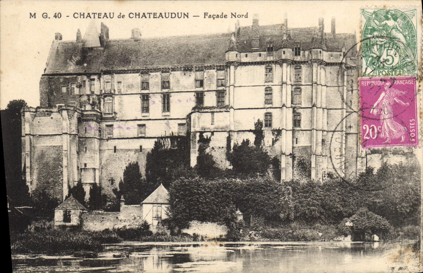 CPA Chateau de Chateaudun Facade Nord