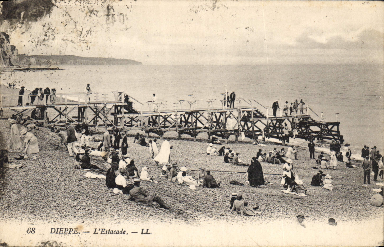 CPA Dieppe L'Estacade 