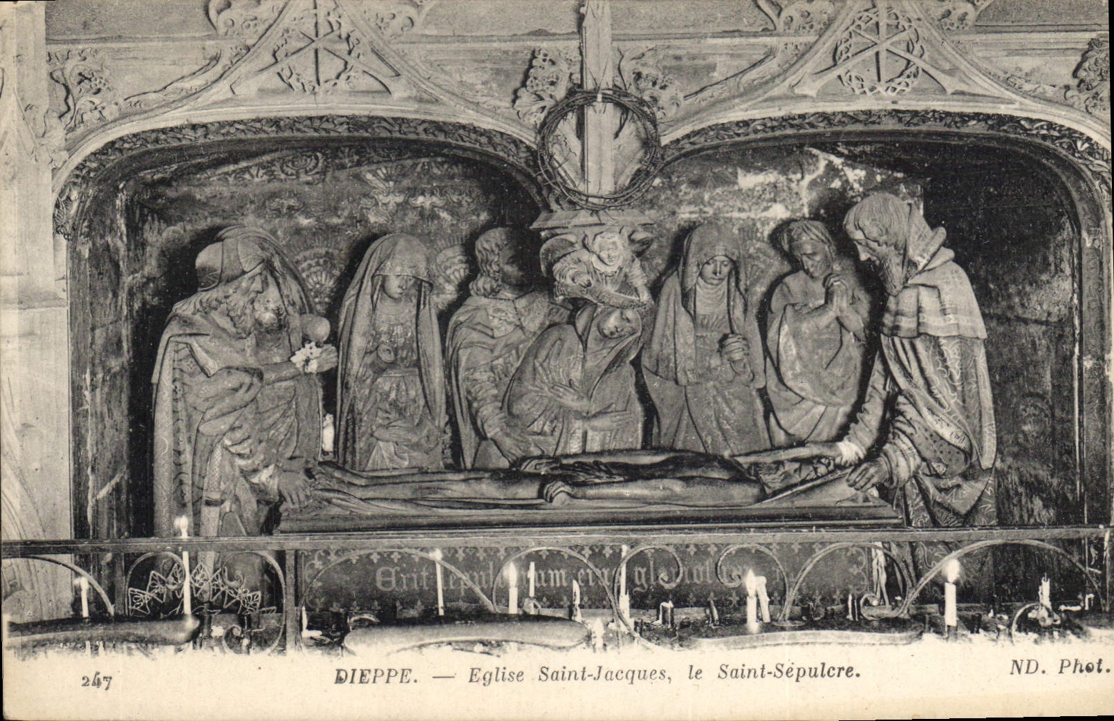 CPA Dieppe Eglise Saint Jacques le Saint Sepulcere 