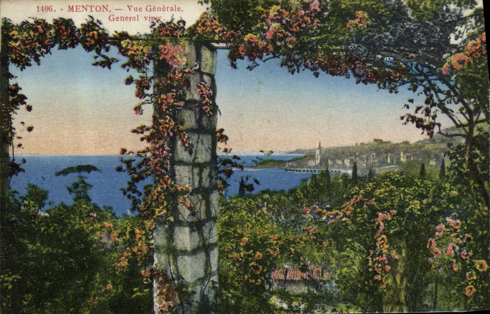 CPA Menton vue generale 