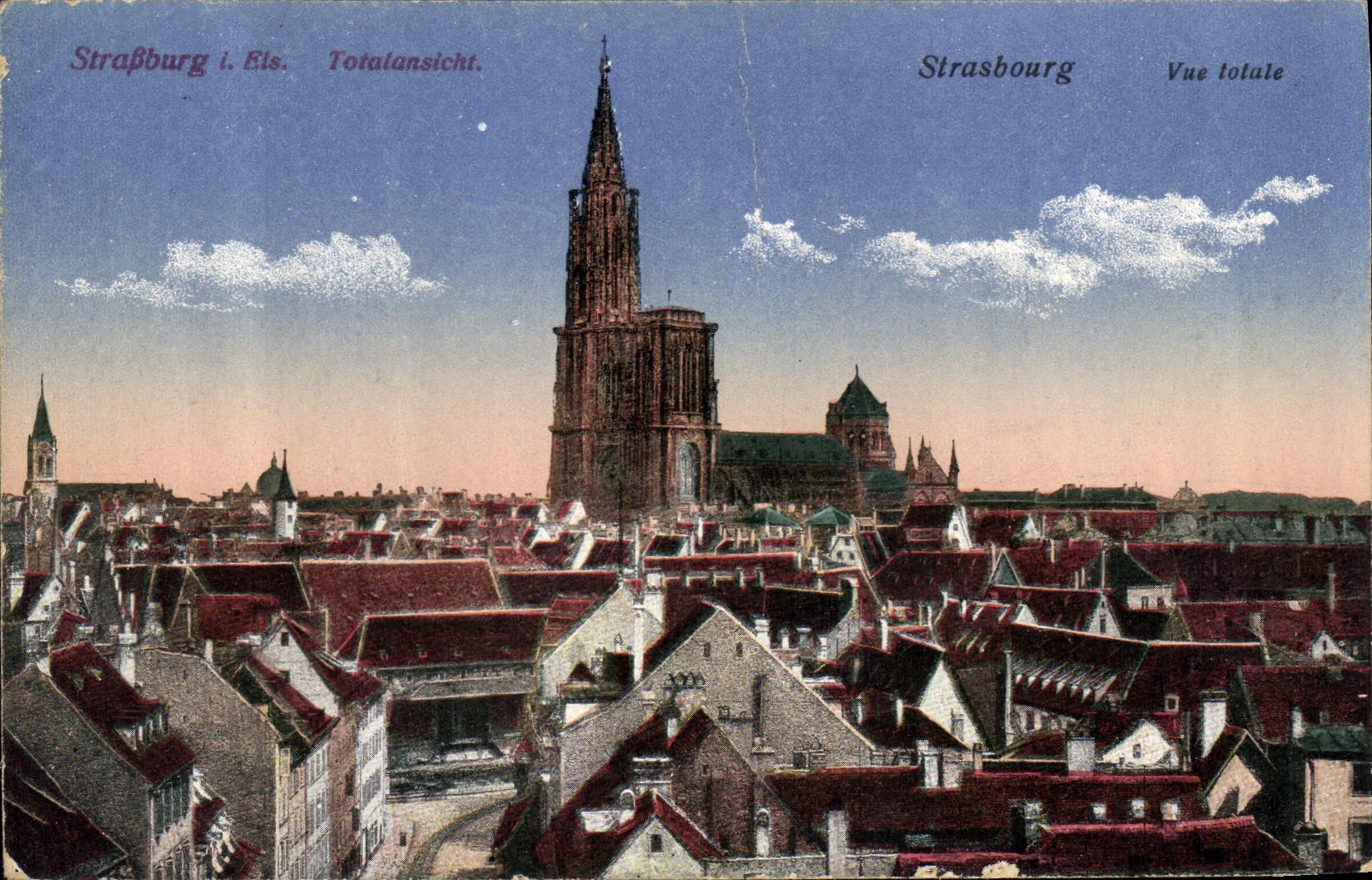 CPA Strasbourg vue totale 