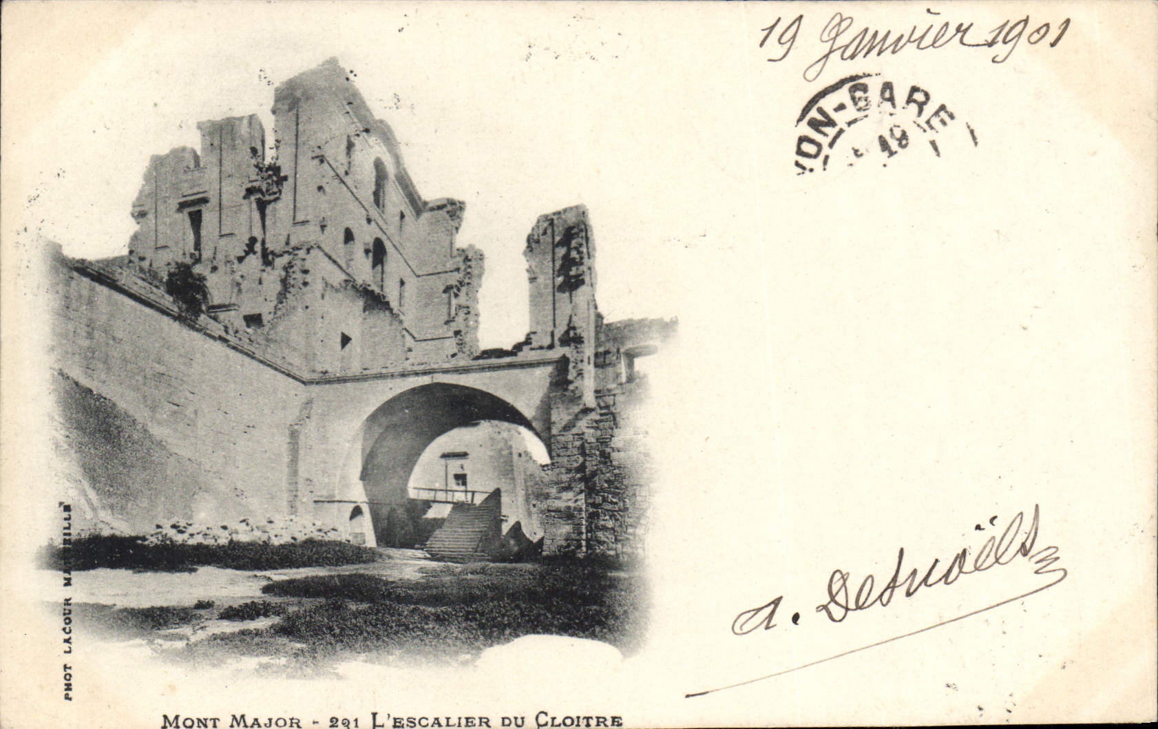 CPA Mont Major l'Escalier du Cloitre