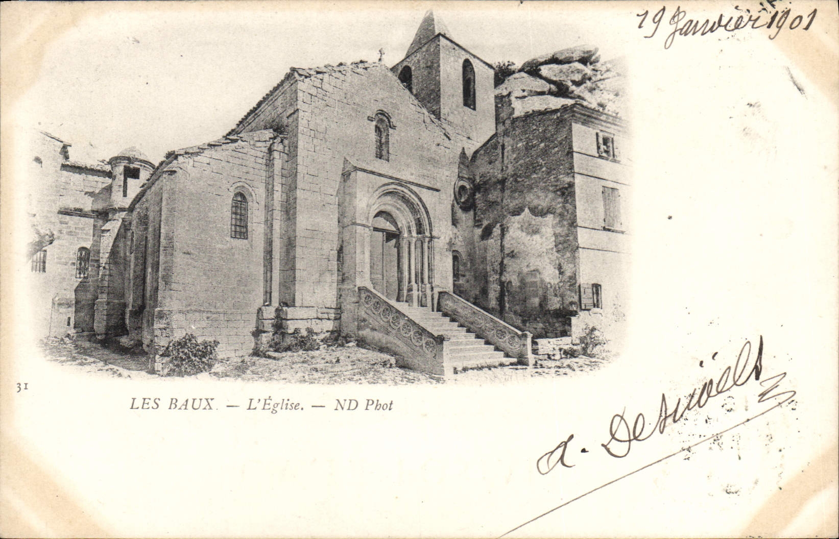 CPA Les Baux l'Eglise 
