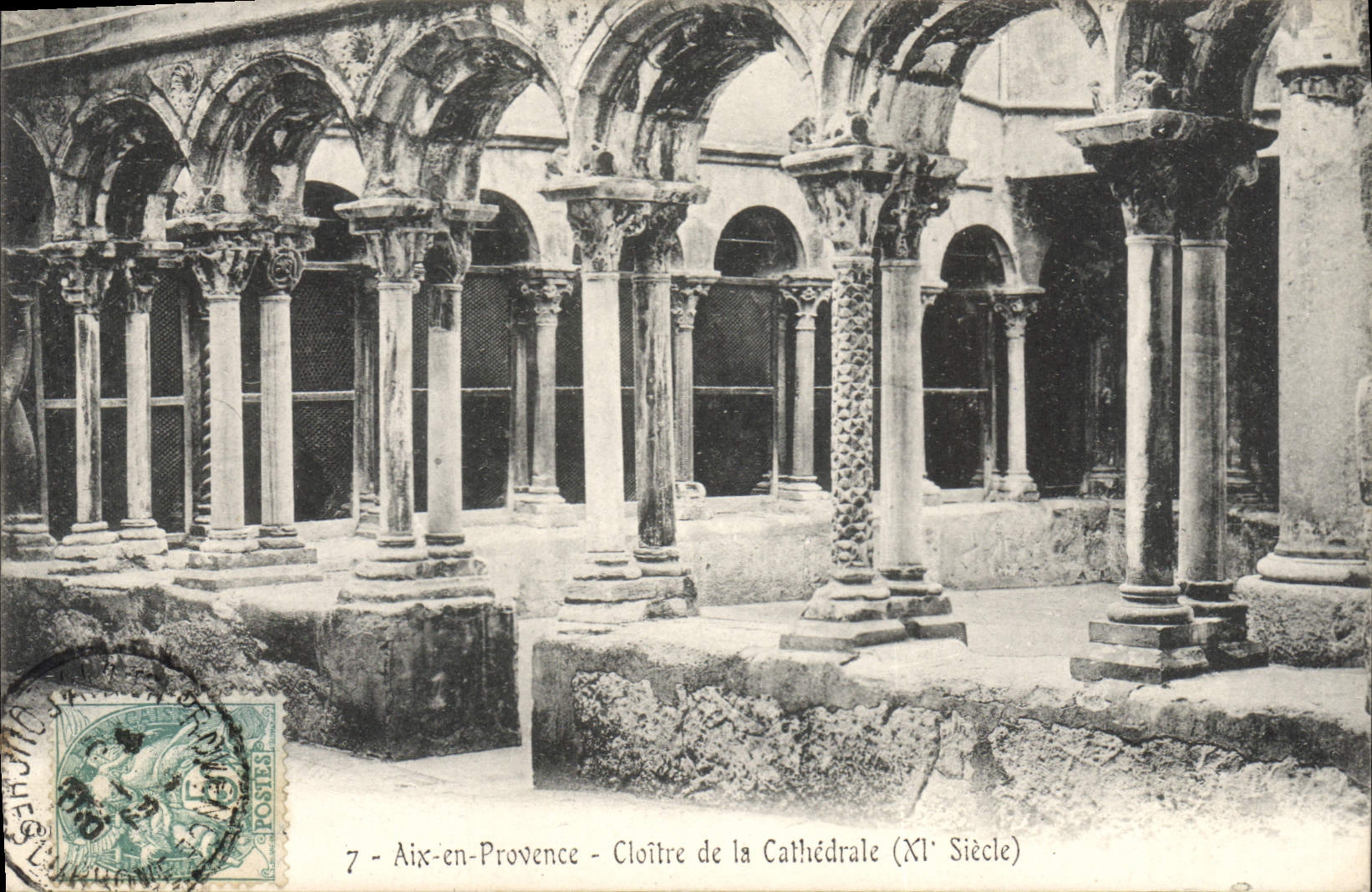 CPA Aix en Provence Cloitre de la Cathedrale XI siecle 