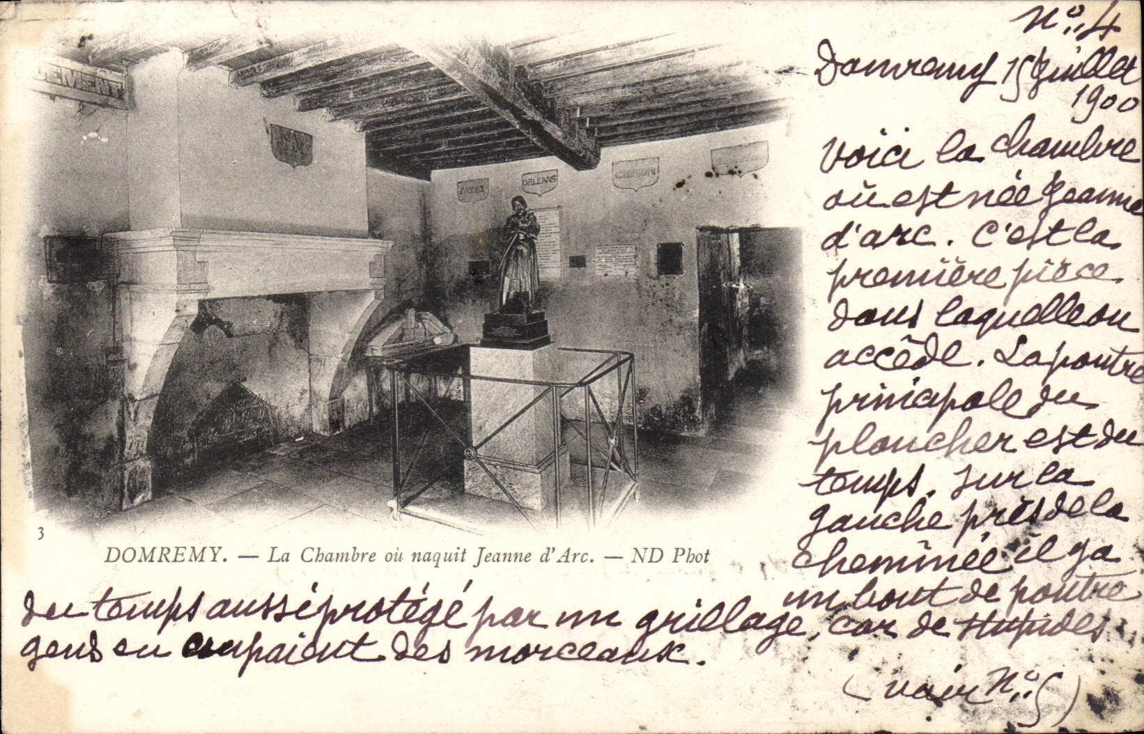 CPA Domremy La Chambre ou naquit Jeanne d'Arc