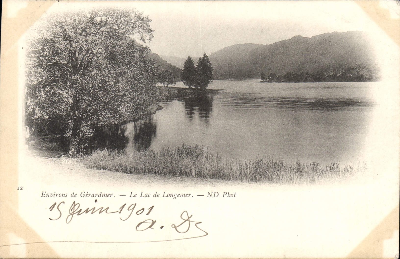 CPA Environs de Gerardmer Le Lac de Longemer 