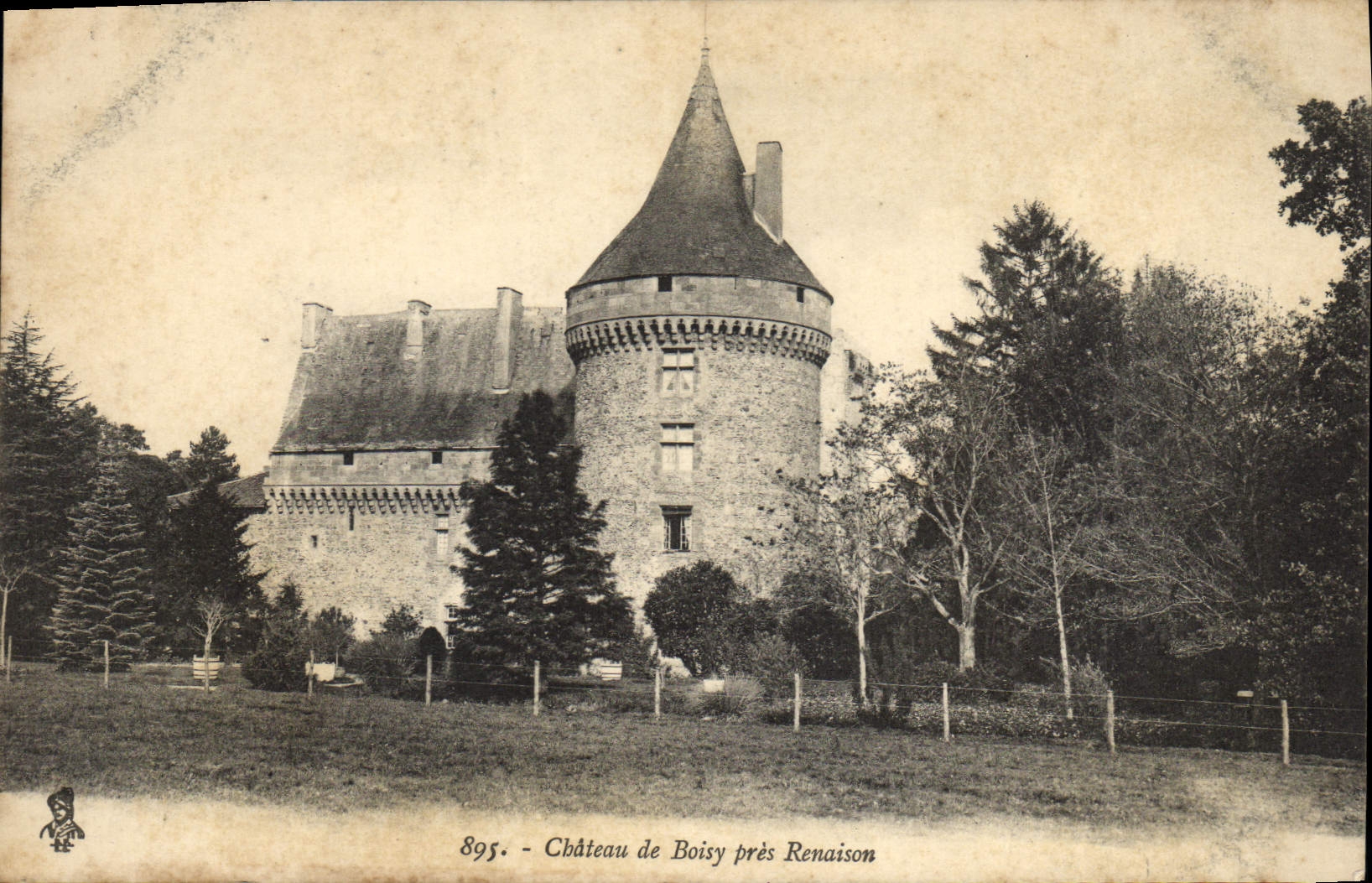 CPA Chateau de Boisy pres Renaison 
