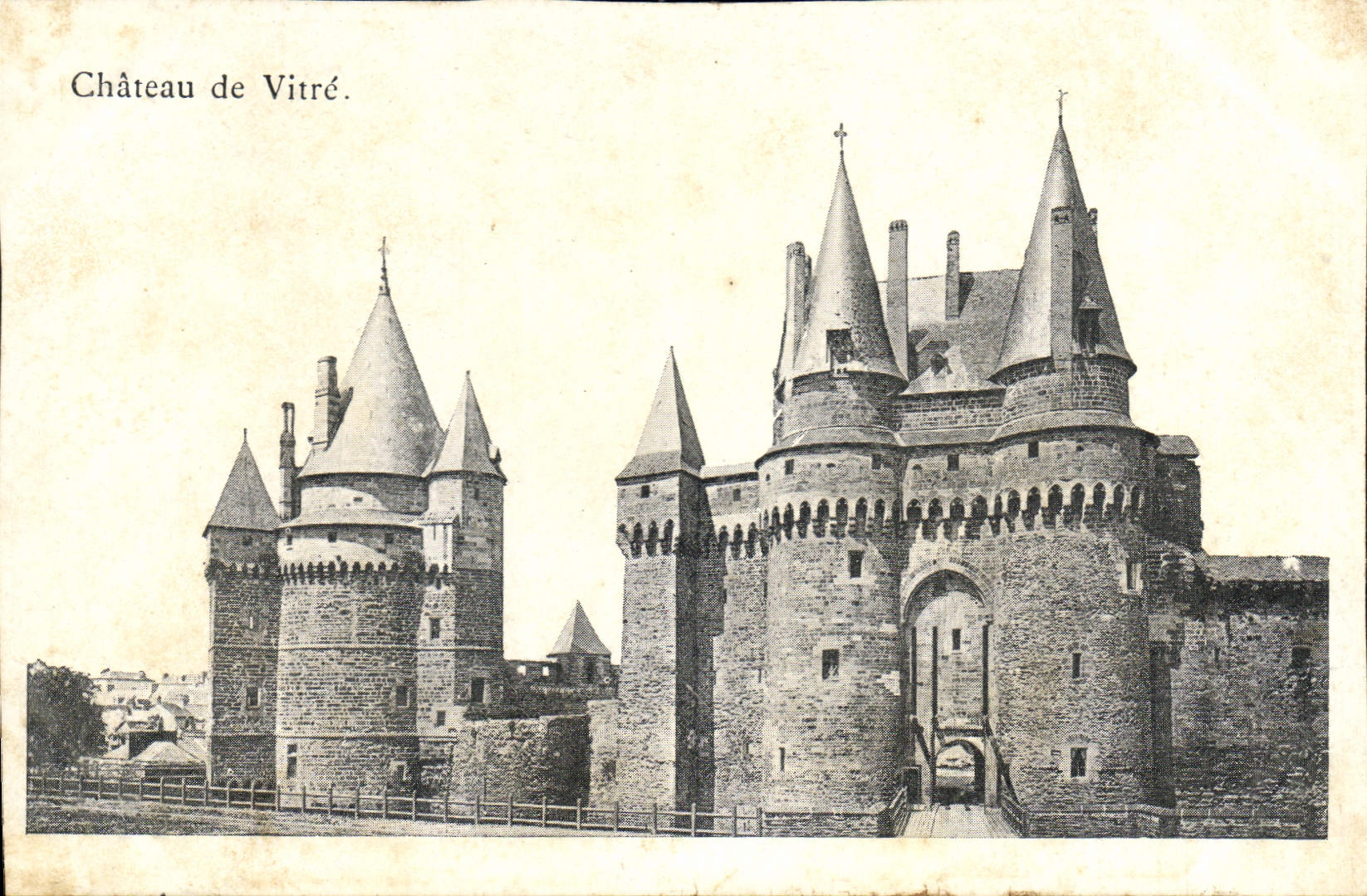 CPA Chateau de Vitre 