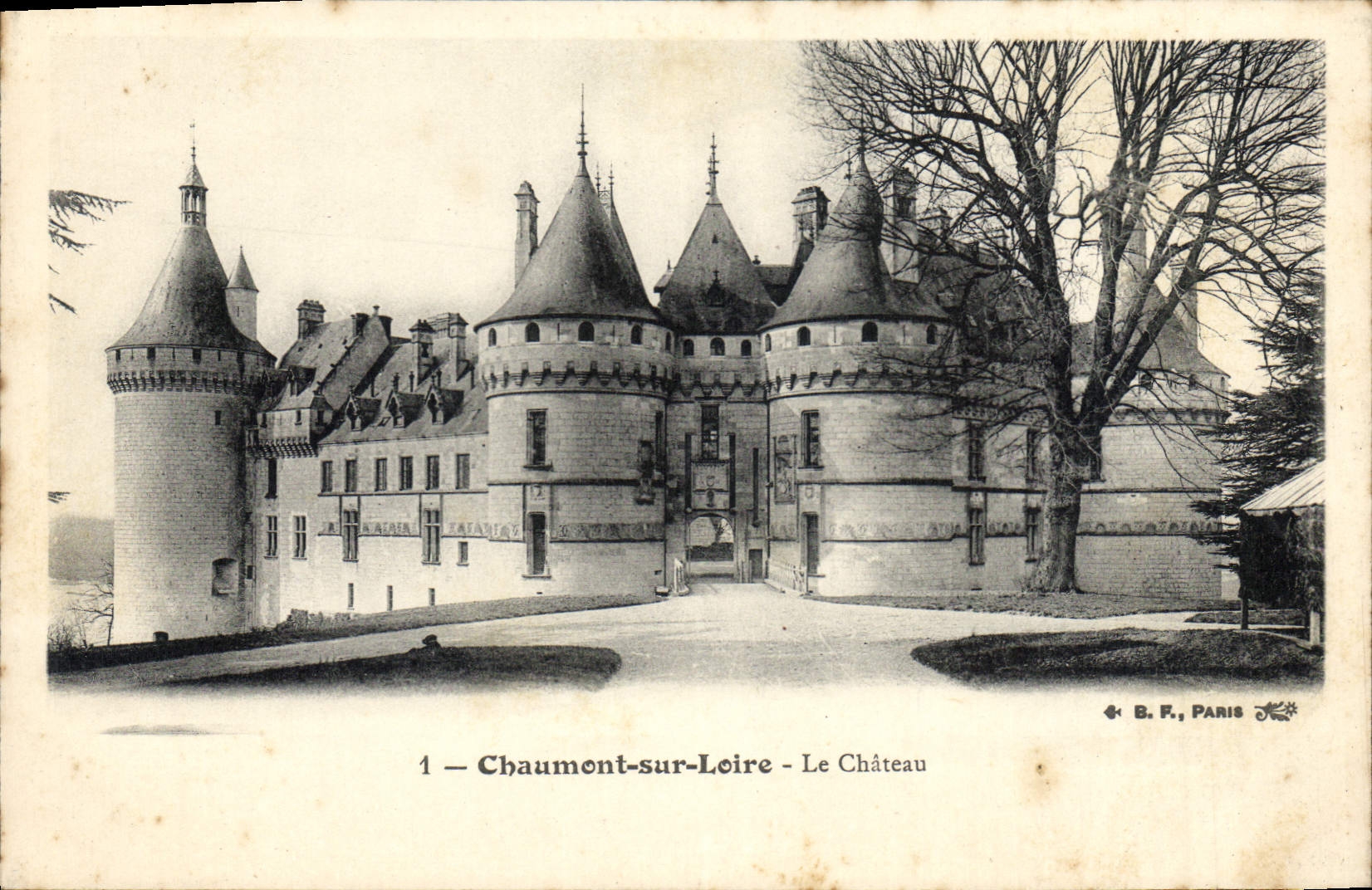 CPA Chaumont sur Loir le chateau 