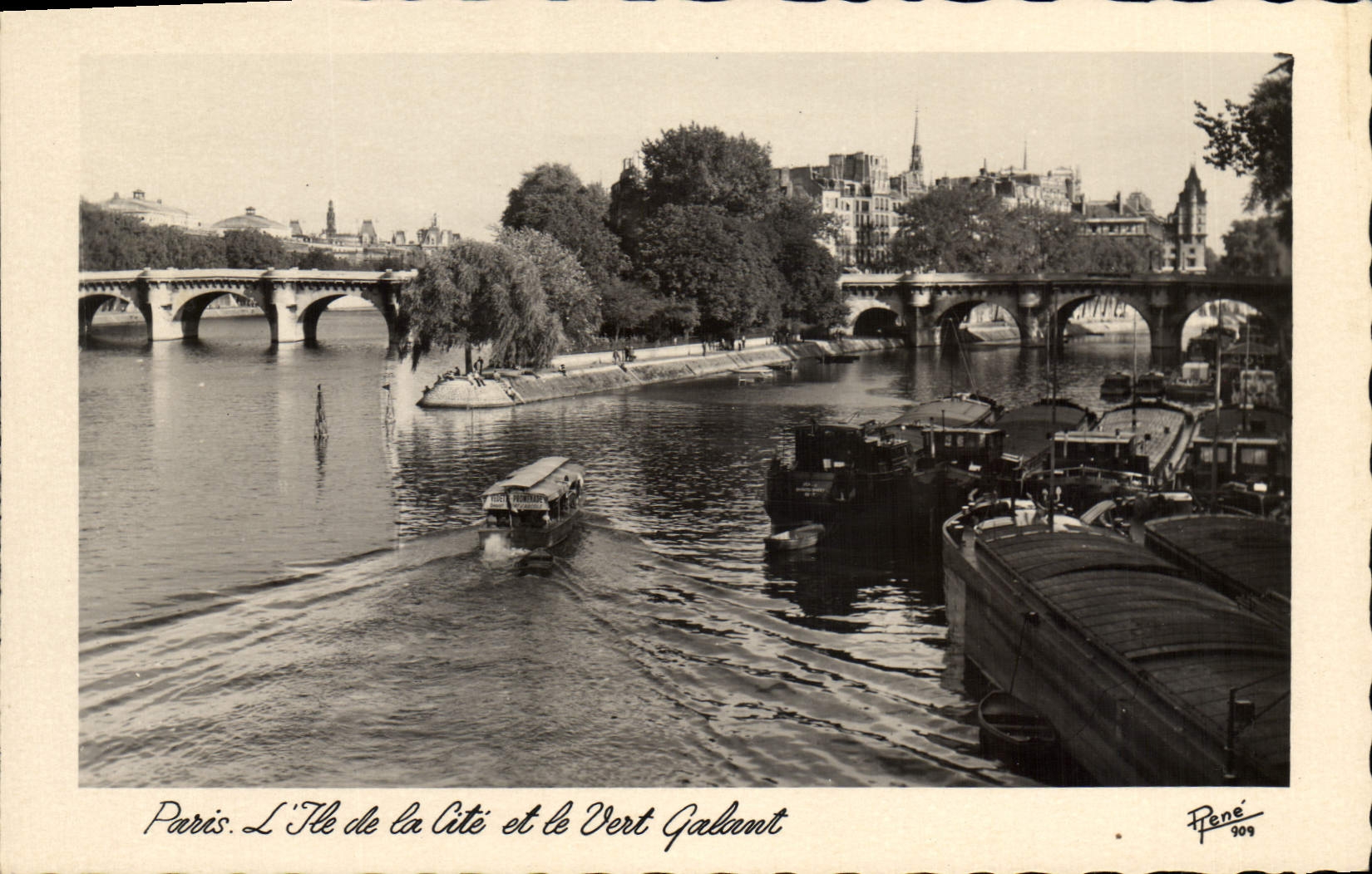 CPA Paris l'Ile de la Cite et le Vert Galant 