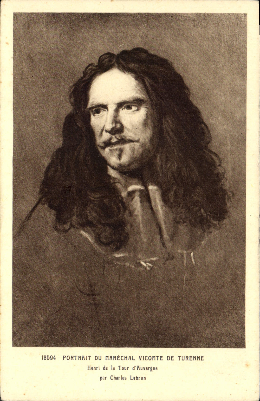 CPA Portrait du Marechal Vicomte de Turenne henri de la Tour d'Auvergne par Charles Labrun 