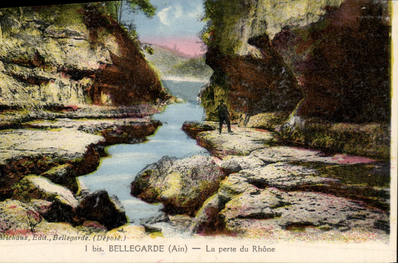 CPA Bellegarde Ain la Perte du Rhone