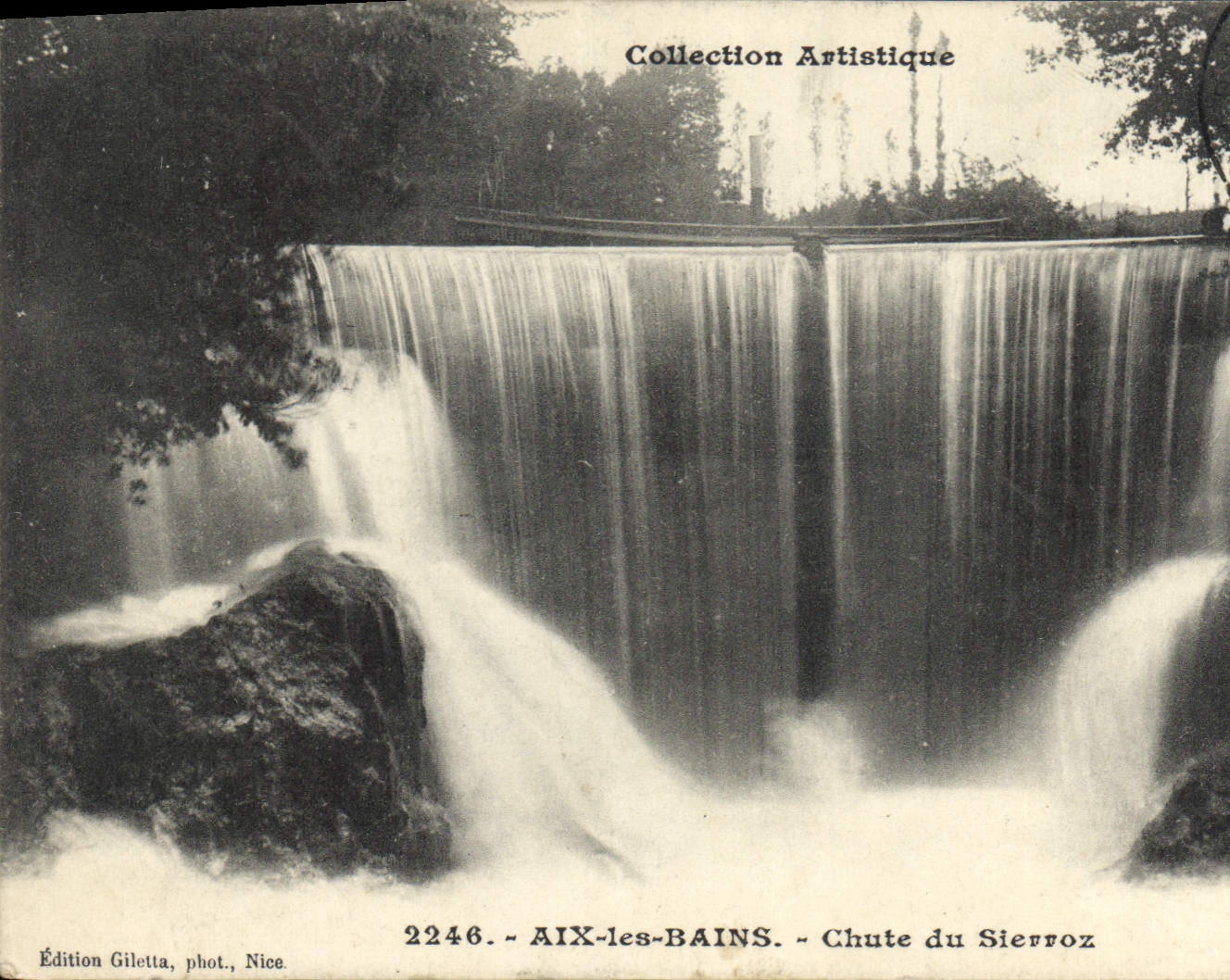 CPA Aix les Bains Chute du Sierroz