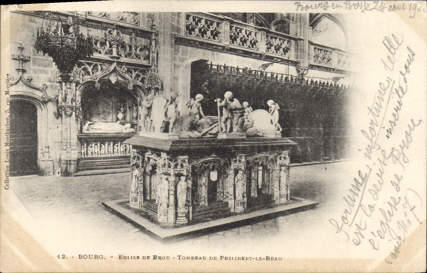 CPA Bourg Eglise de Brou Tombeau de Philibert le Beau