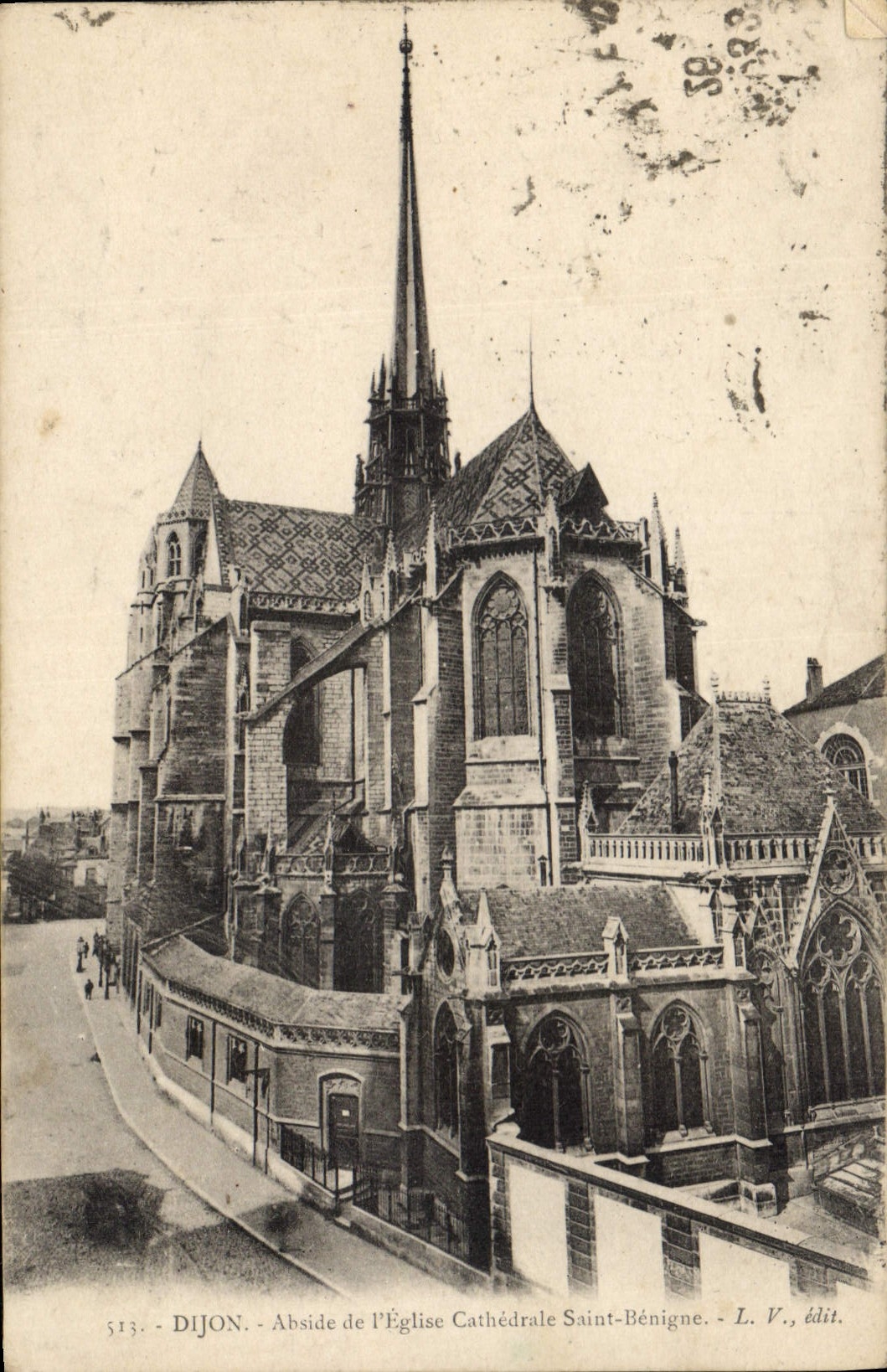 CPA Dijon Abside de l'eglise Cathedrale Saint Benigne 