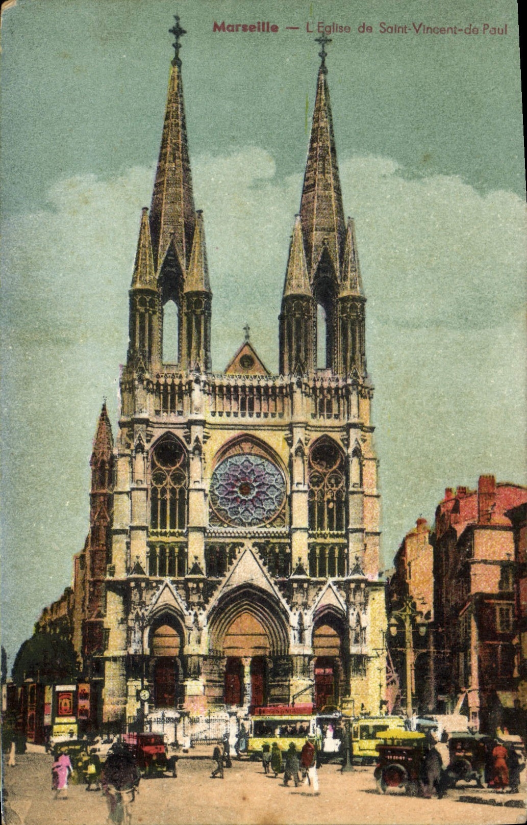 CPA Marseille l'Eglise de Saint Vincent do Paul