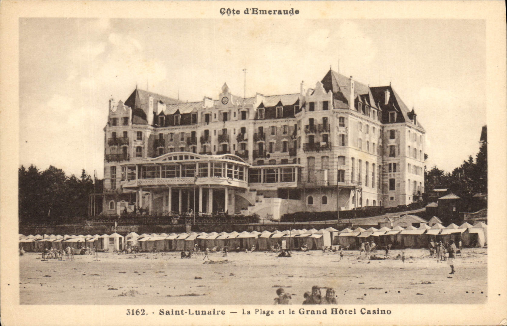 CPA Saint Lunaire la plage et le Grand hotel Casino