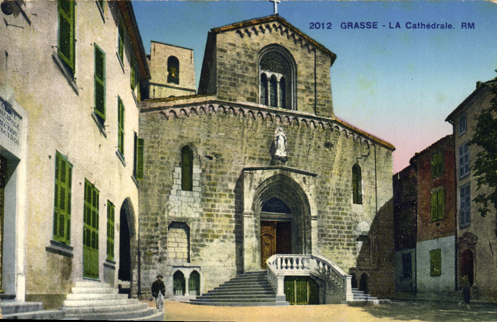 CPA Grasse la Cathedrale 