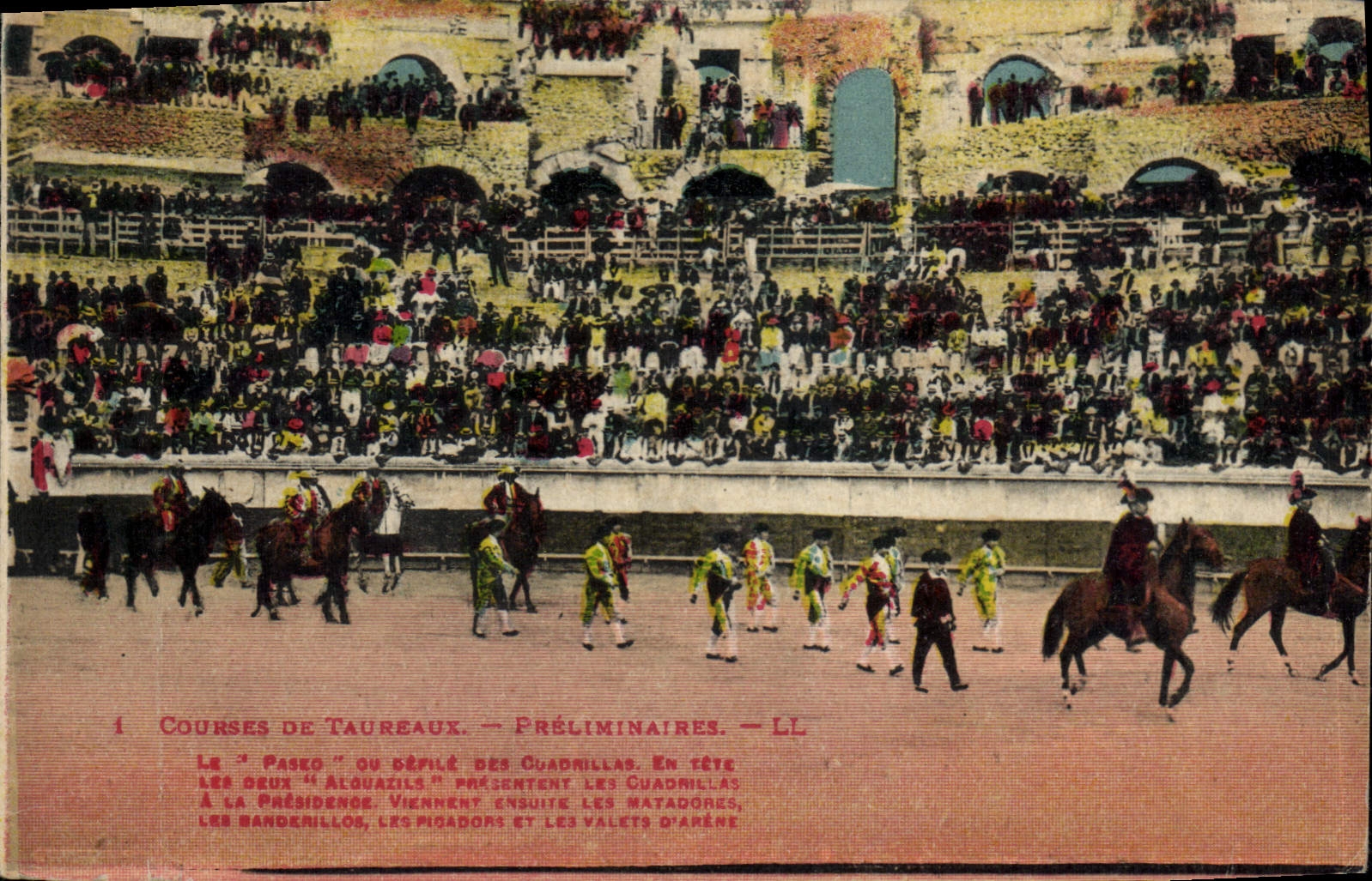 CPA Courses de Taureaux Preliminaires Corrida