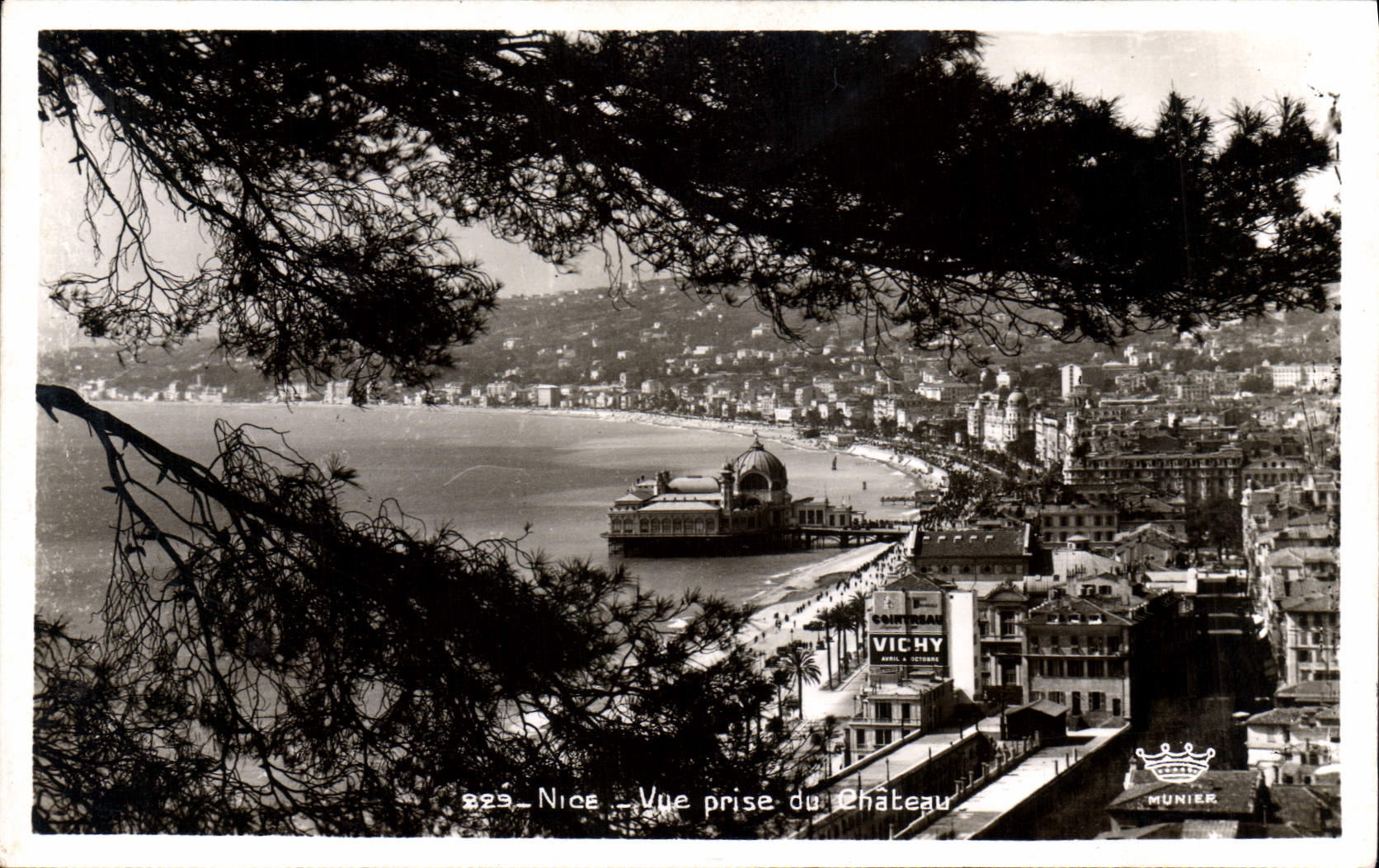 CPA Nice vue prise du chateau 