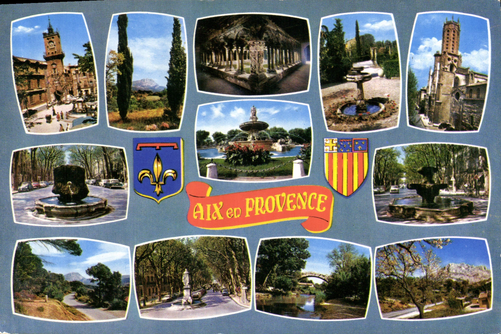 CPA La Cite du roi Rene Aix en Provence Bouches du Rhone Souvenir 
