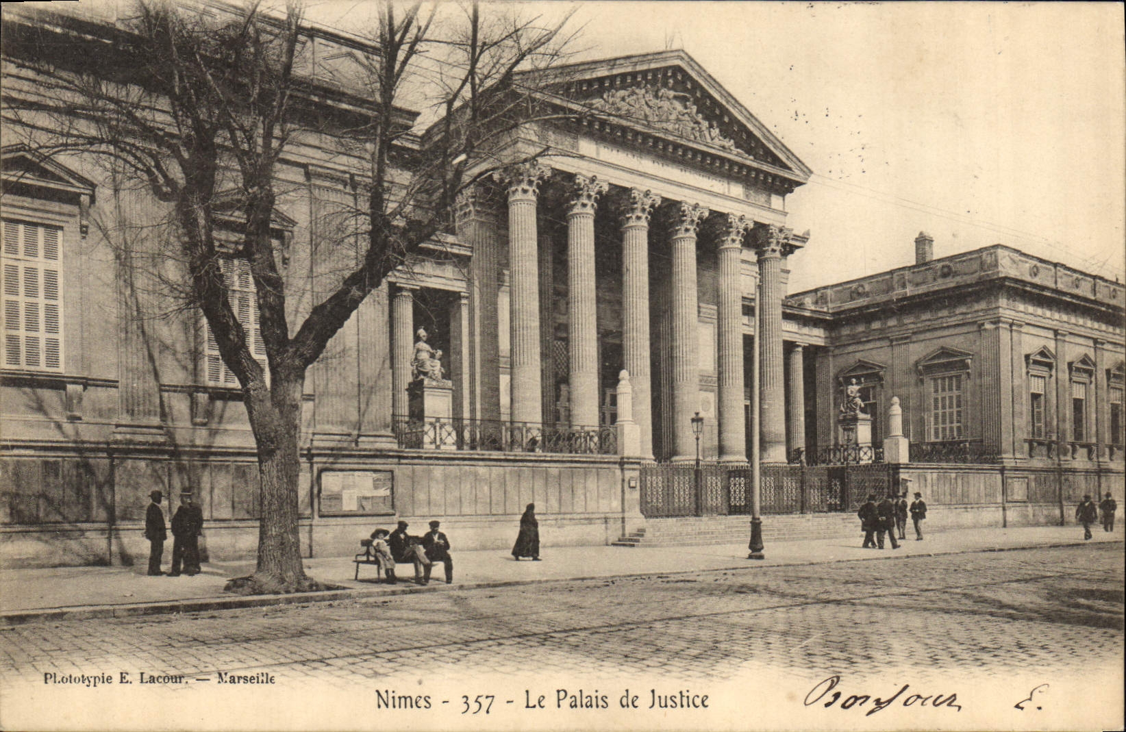 CPA Nimes Le Palais de Justice 