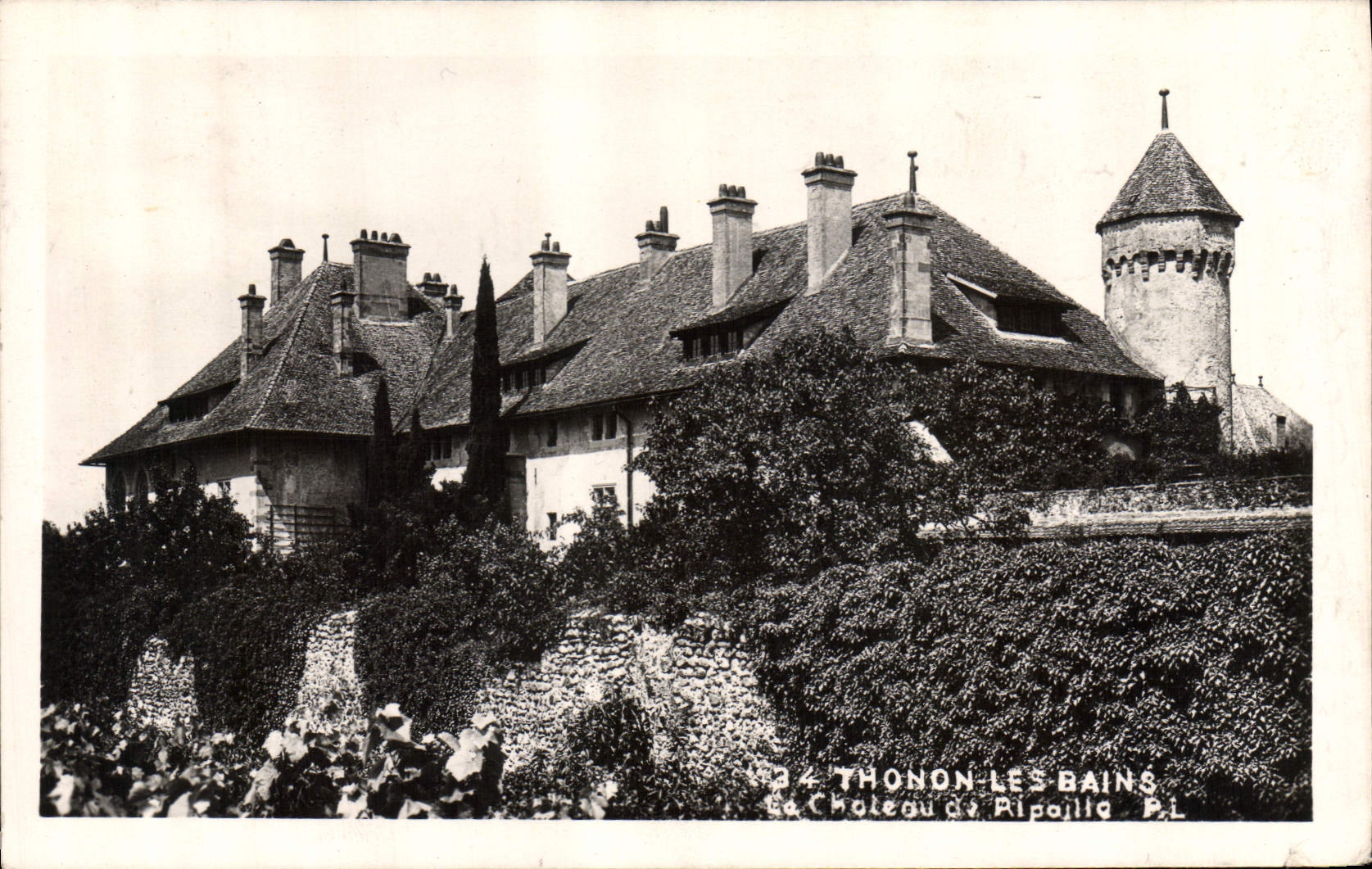 CPA Thonon les Bains Chateau de Ripalla