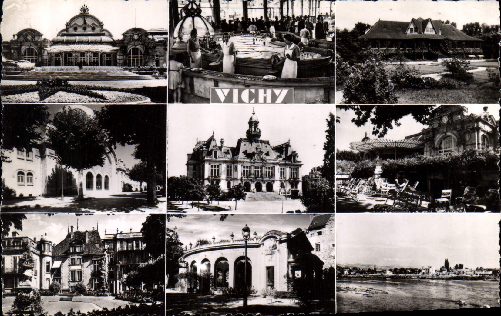 CPA Vichy et Thermal Pavillon 