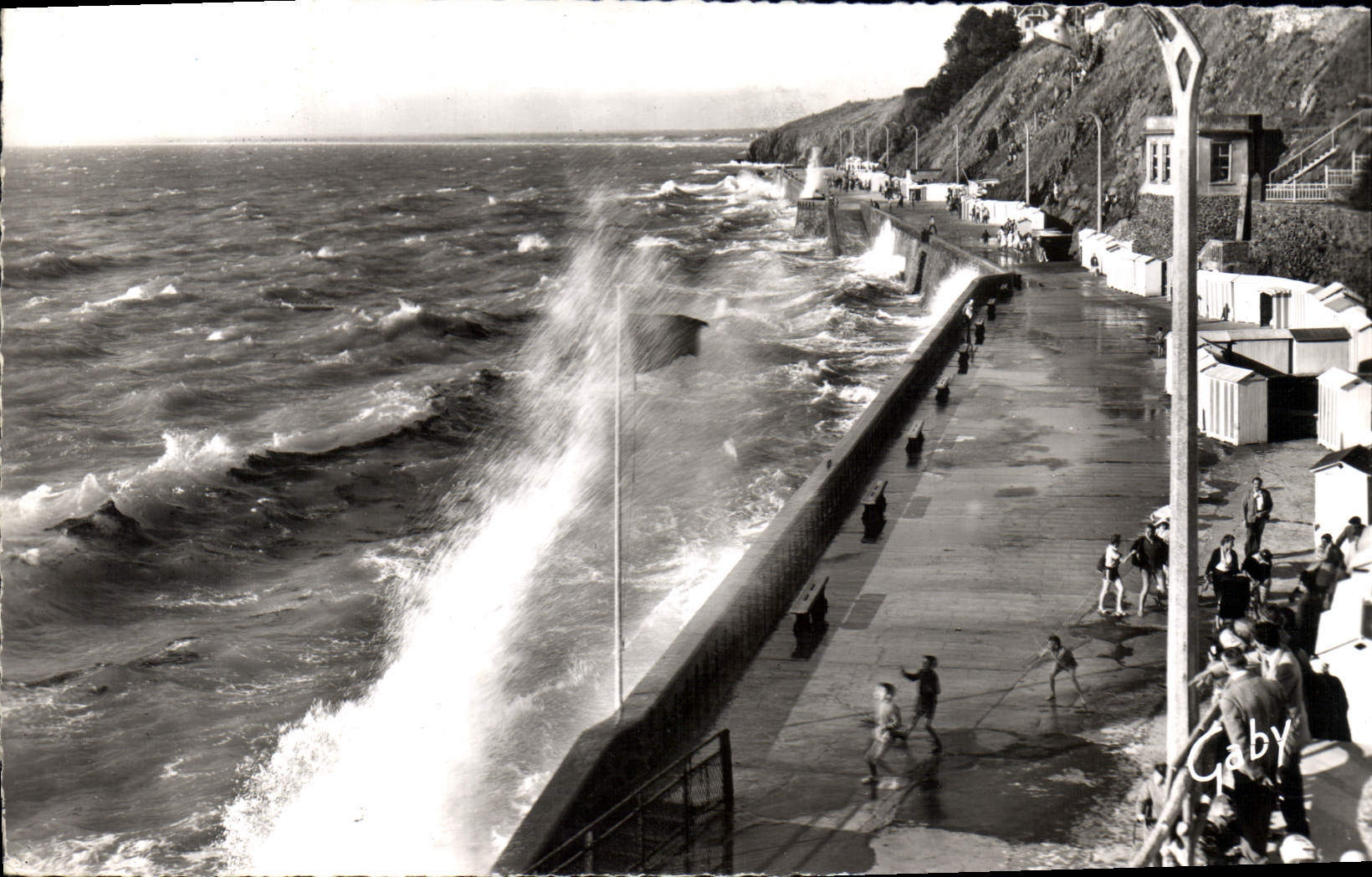 CPA Granville Manche Le Plat Gousset par mauvais 