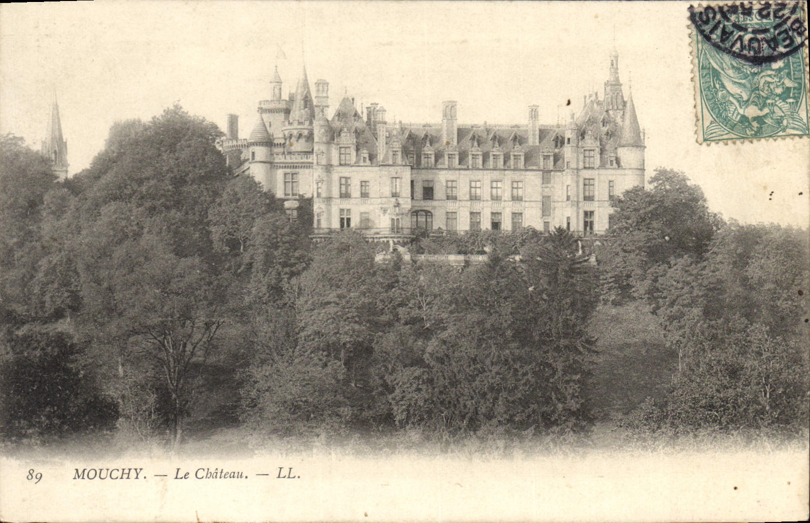 CPA Mouchy Le Chateau 