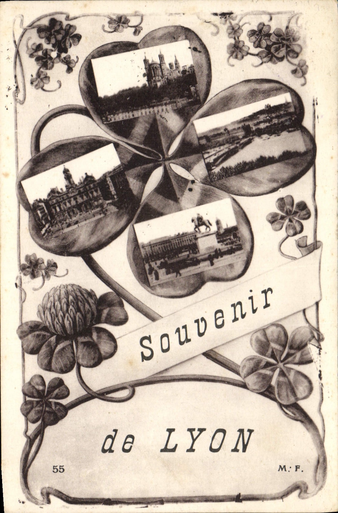 CPA Souvenir de Lyon 