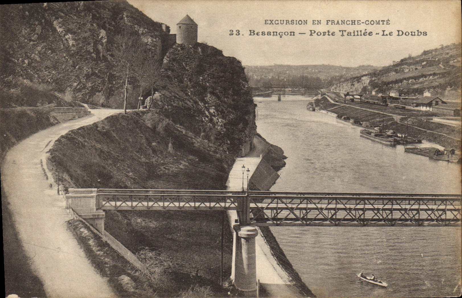 CPA Excursion en France Comte Besancon Pore Tiillee Le Doubs 