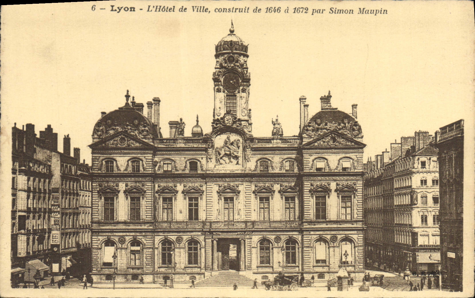 CPA Lyon l'Hotel de Ville 