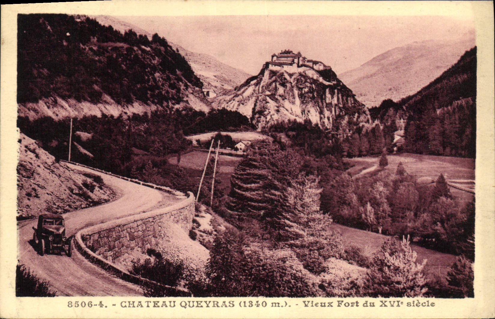 CPA Chateau Queyras Vieux Fort 