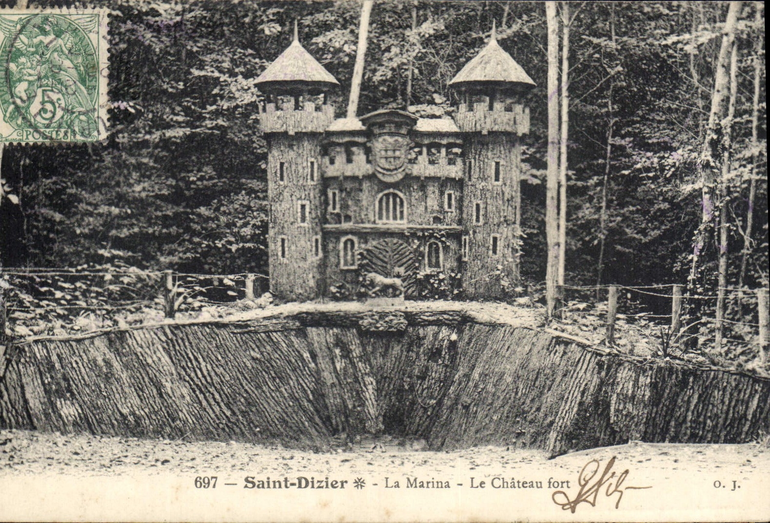 CPA Saint Dizier La Marina Le Chateau fort