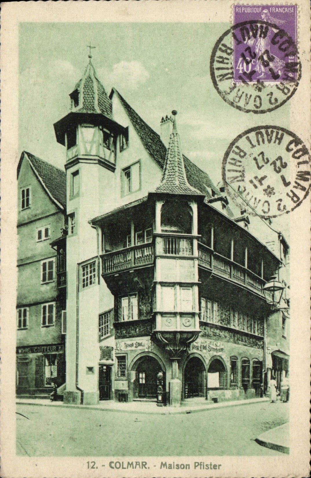 CPA Colmar Maison Pfister 