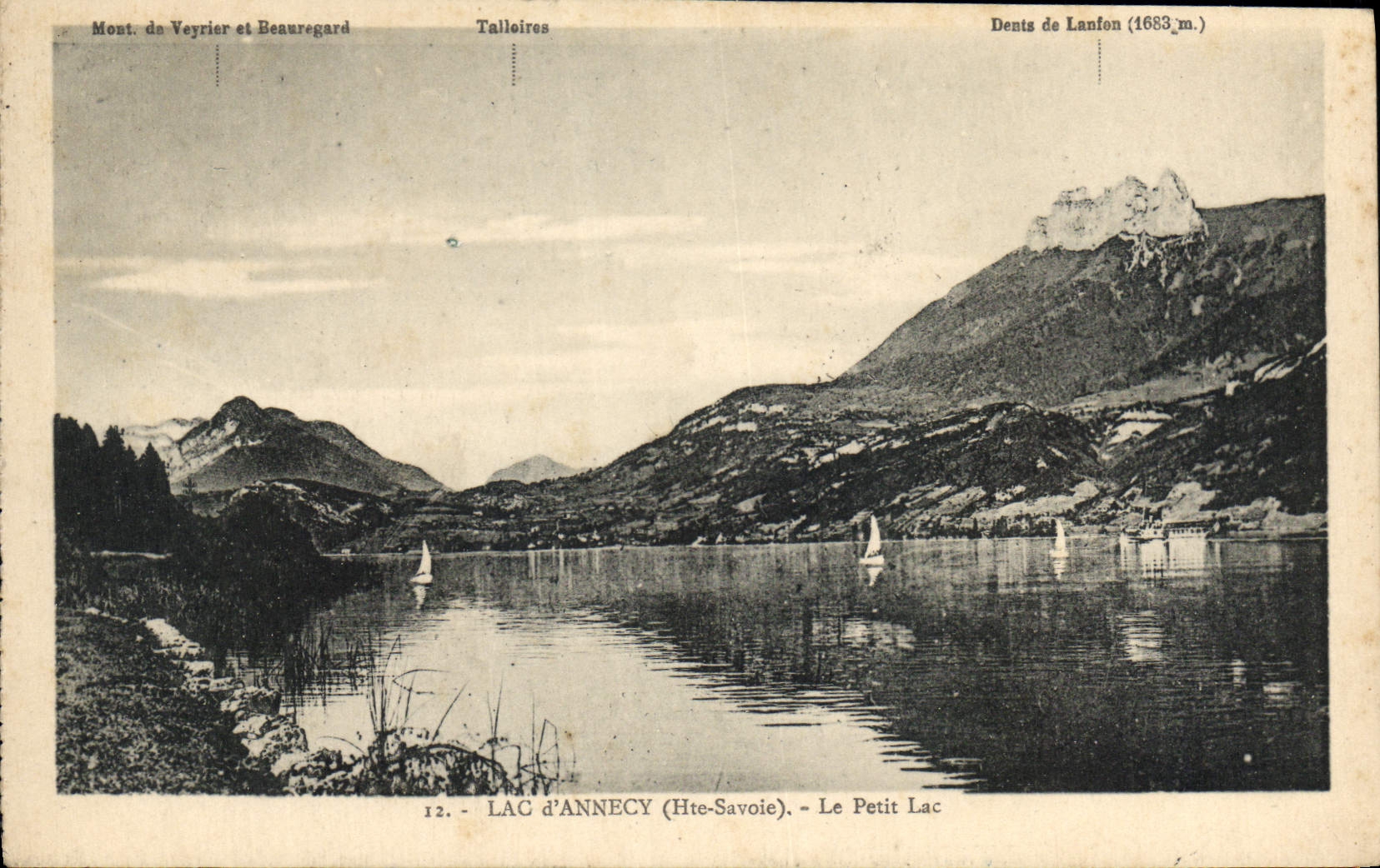 CPA Lac d'Annecy Hte Savoie Le Petit Lac