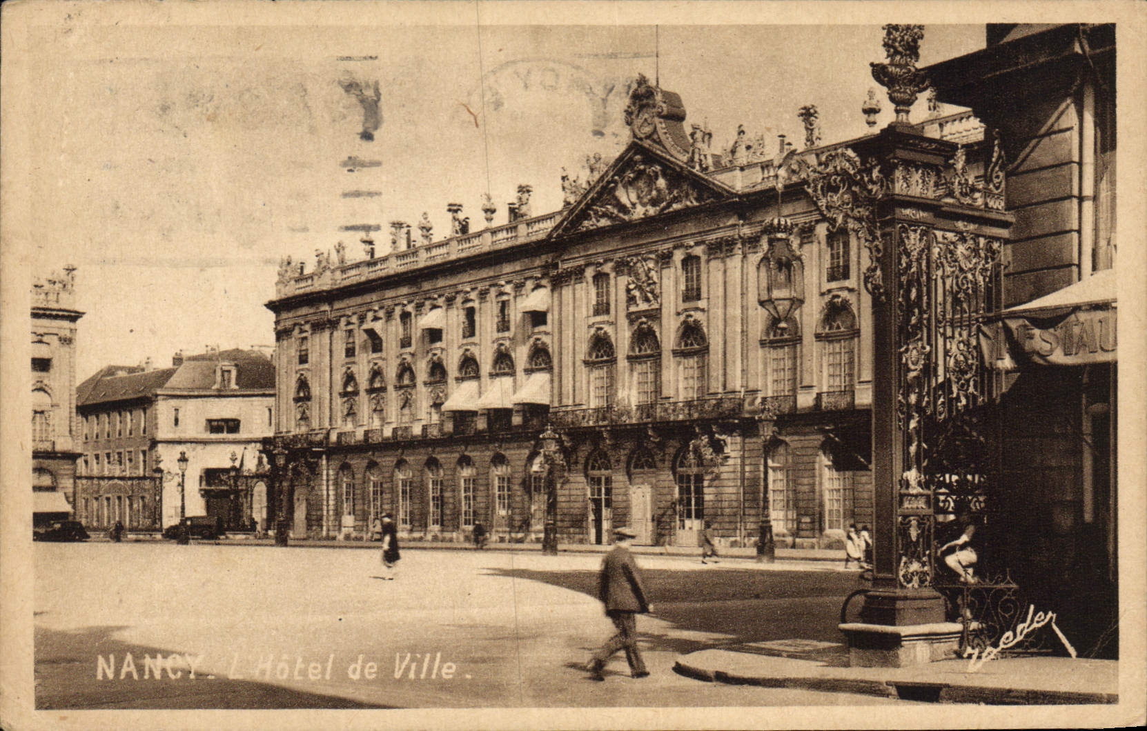 CPA Nancy l'Hotel de Ville 