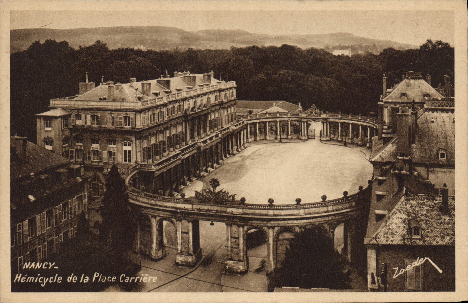 CPA Nancy Hemicycle de la Place Carriere 