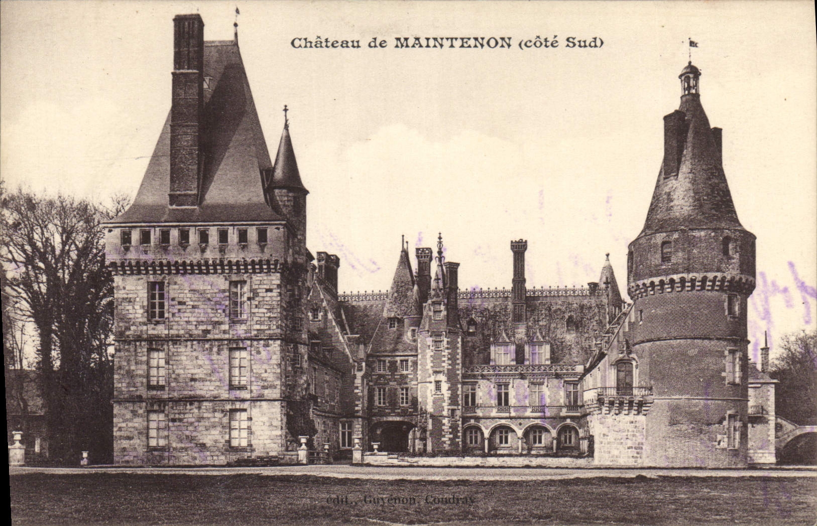 CPA Chateau de Maintenon cote Sud 