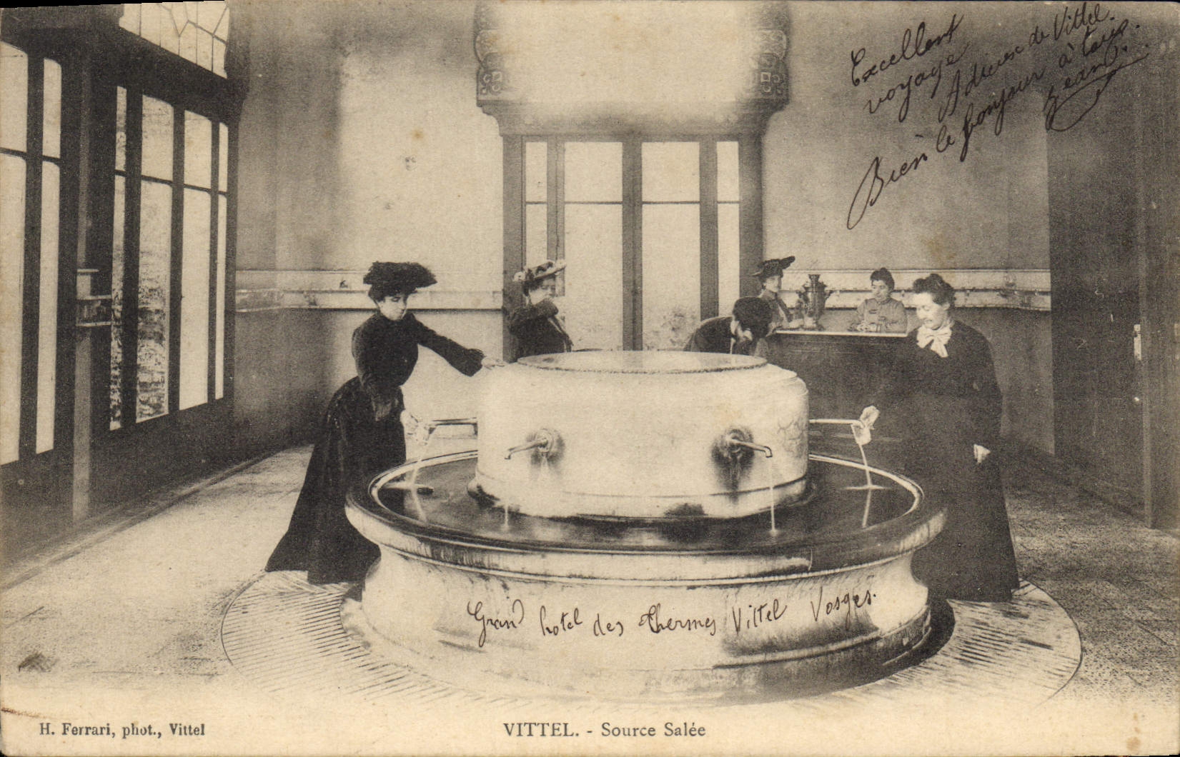CPA Vittel Source Salee 