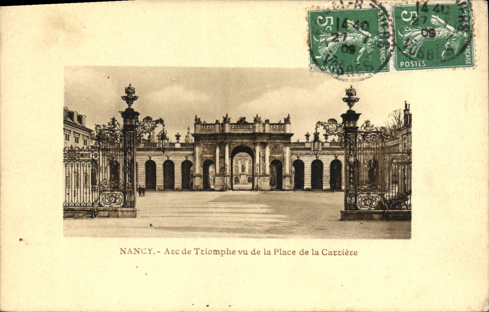 CPA Nancy Arc de Triomphe de la Place de la Carriere 