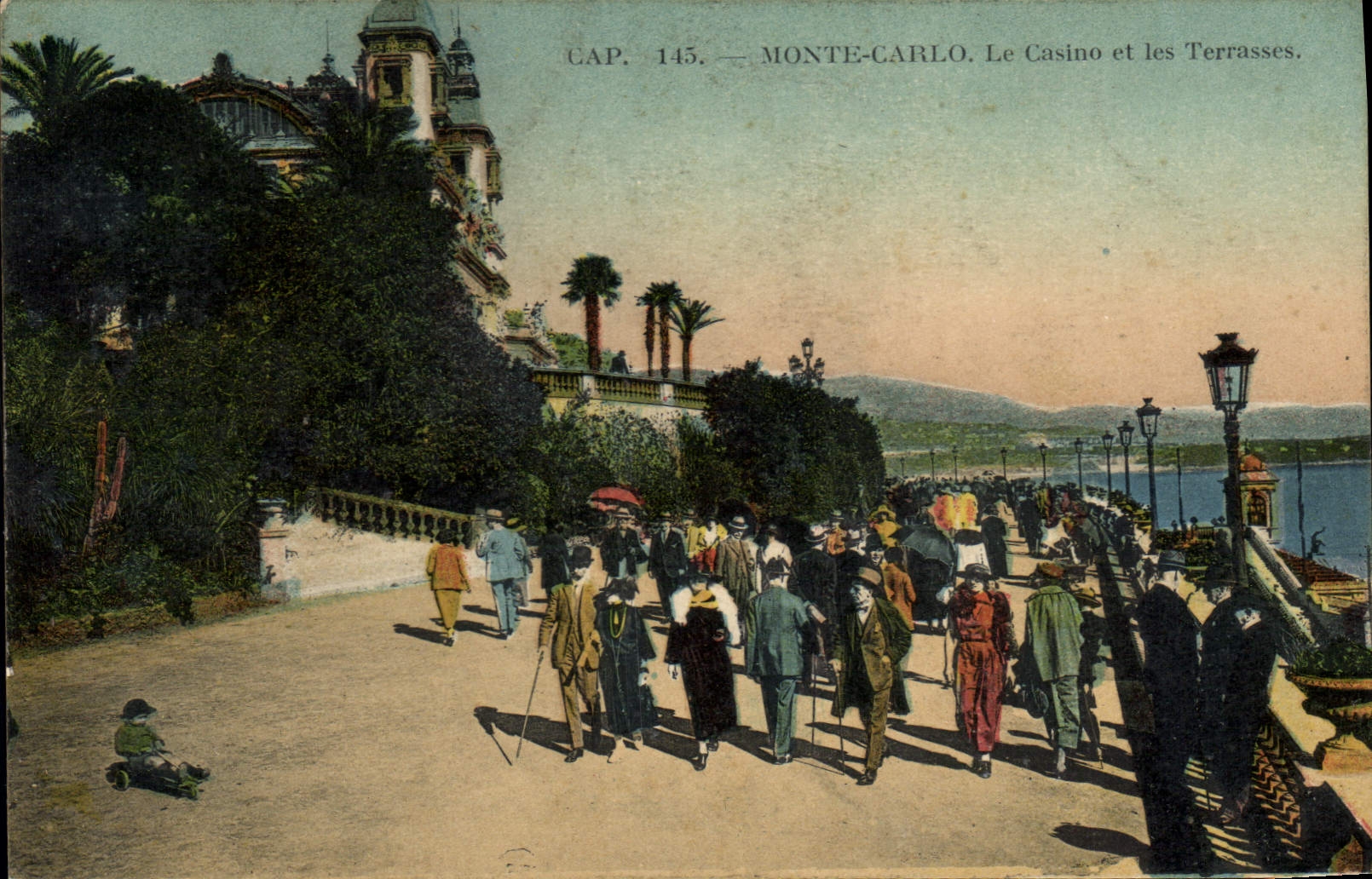CPA Monte Carlo Le Casino et les Terrasses 
