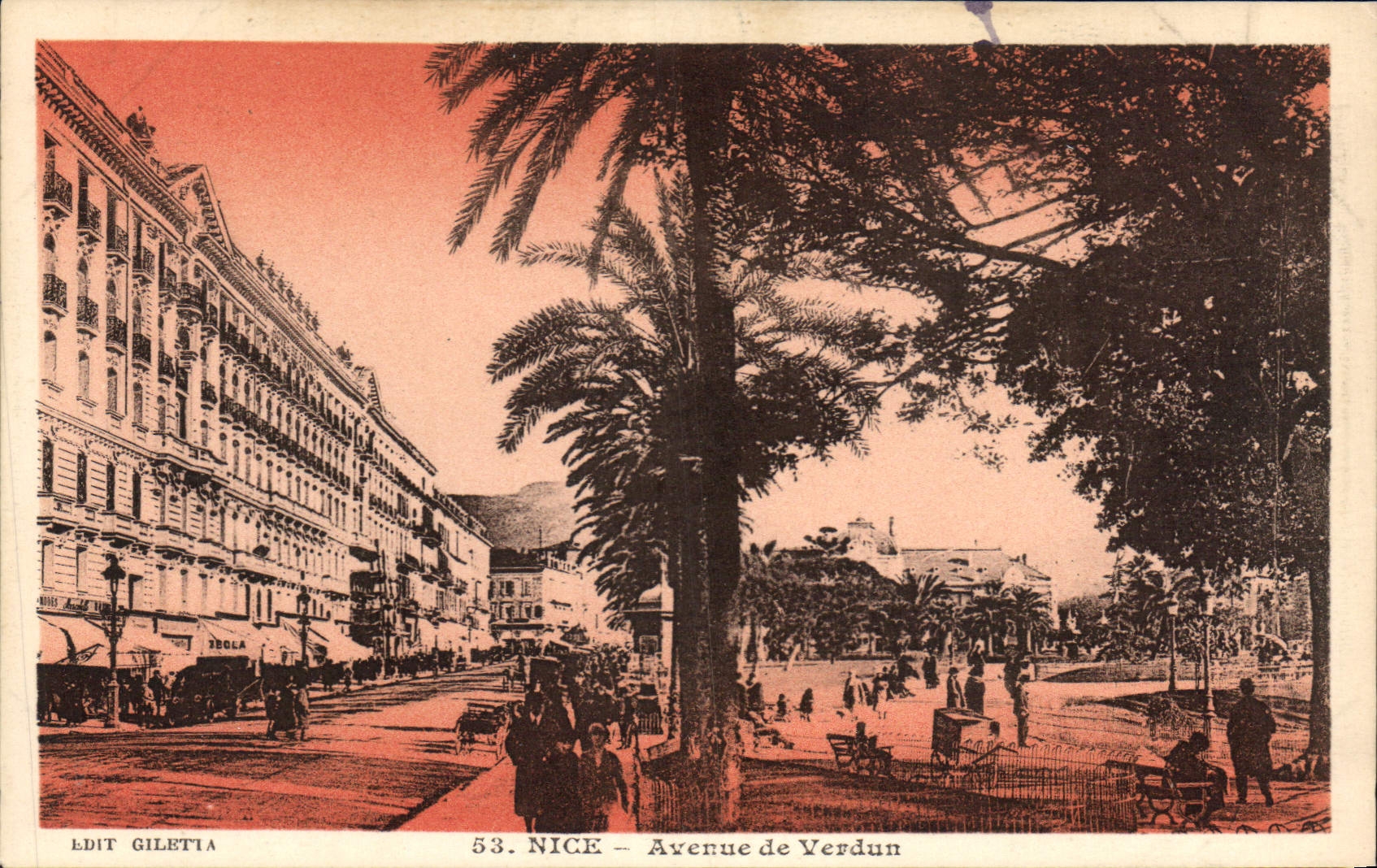 CPA Nice Avenue de Verdun 