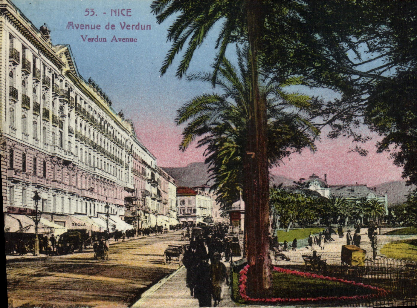 CPA Nice Avenue de Verdun 