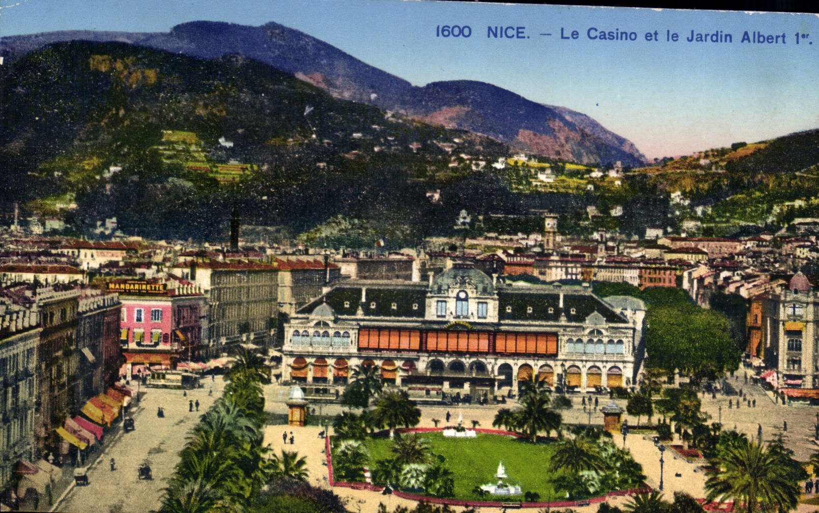 CPA Nice Le Casino et le Jardin Albert 1er