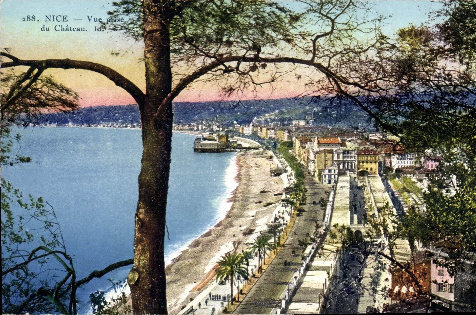 CPA Nice Vue prise du Chateau 